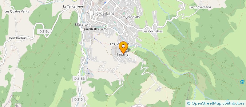 localisation de l'entreprise FOYER SOCIO EDUCATIF DU LYCEE-COLLEGE JEAN PREVOST DE VILLARD-DE-LANS  VILLARD-DE-LANS