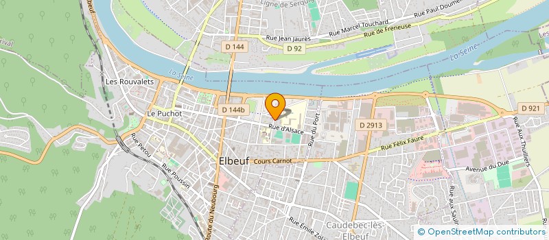 localisation de l'entreprise FOYER SOCIO EDUCATIF DU LYCEE D ELBEUF  ELBEUF