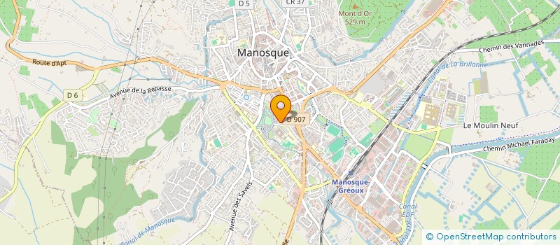 localisation de l'entreprise FOYER SOCIO EDUCATIF DU LYCEE D'ENSEIGNEMENT PROFESSIONNEL à MANOSQUE