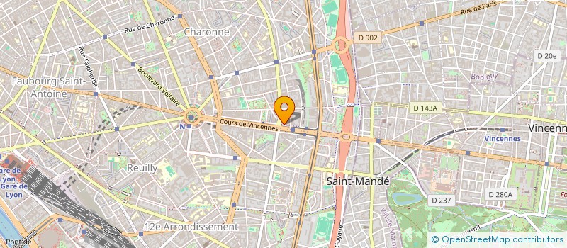 localisation de l'entreprise FOYER SOCIO EDUCATIF DU LYCEE HELENE BOUCHER  PARIS