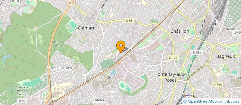 localisation de l'entreprise FOYER SOCIO-EDUCATIF DU LYCEE INTERCOMMUNAL DE CLAMART-CHATILLON à CLAMART
