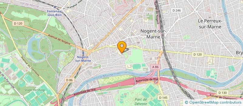 localisation de l'entreprise FOYER SOCIO-EDUCATIF DU LYCEE MIXTE EDOUARD BRANLY  NOGENT-SUR-MARNE