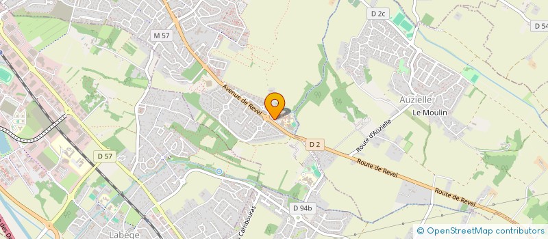 localisation de l'entreprise FOYER SOCIO-EDUCATIF DU LYCEE POLYVALENT REGIONAL DE SAINT-ORENS  SAINT-ORENS-DE-GAMEVILLE