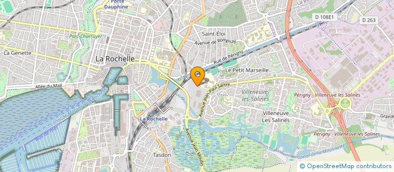 localisation de l'entreprise FOYER SOCIO EDUCATIF DU LYCEE POLYVALENT REGIONAL R.J. VALIN  LA ROCHELLE