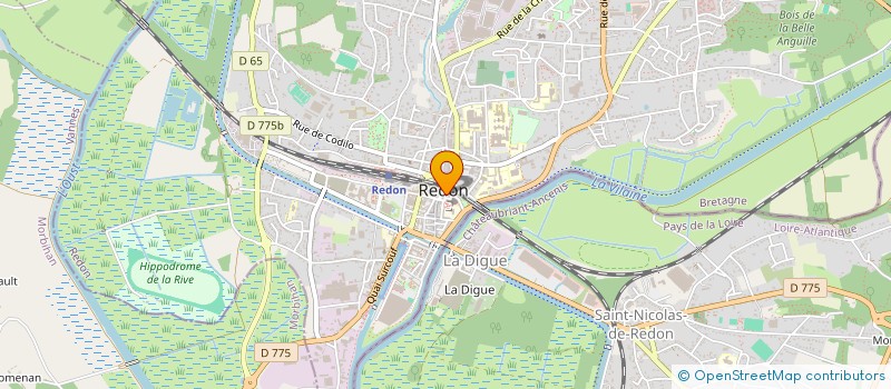 localisation de l'entreprise FOYER SOCIO EDUCATIF DU LYCEE PRIVE SAINT SAUVEUR  REDON