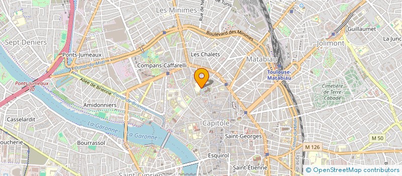 localisation de l'entreprise FOYER SOCIO-EDUCATIF DU LYCEE SAINT-SERNIN  TOULOUSE