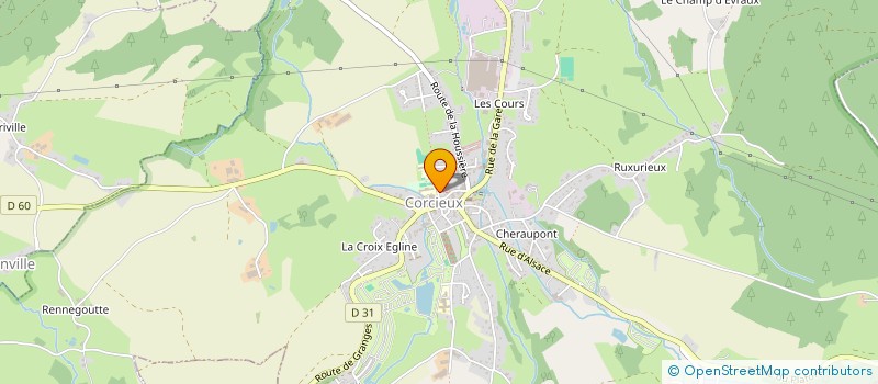 localisation de l'entreprise FOYER SOCIO EDUCATIF E ADAMS  CORCIEUX