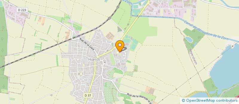 localisation de l'entreprise FOYER SOCIO EDUCATIF ET COOPERATIF DU COLLEGE BALDUNG GRIEN  HRDT