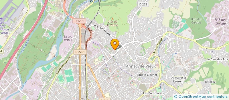 localisation de l'entreprise FOYER SOCIO-EDUCATIF ET SPORTIF à ANNECY