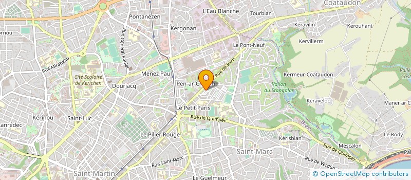 localisation de l'entreprise FOYER SOCIO-EDUCATIF ET SPORTIF DU CAMUS DES METIERS à BREST