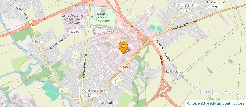 localisation de l'entreprise FOYER SOCIO EDUCATIF ET SPORTIF DU CFA  PONT-SAINTE-MARIE