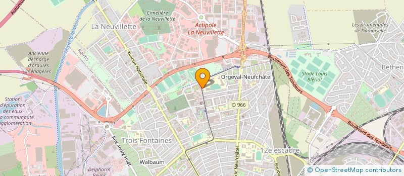 localisation de l'entreprise FOYER SOCIO-EDUCATIF (F.S.E.) DU COLLEGE JB COLBERT (REIMS)  REIMS