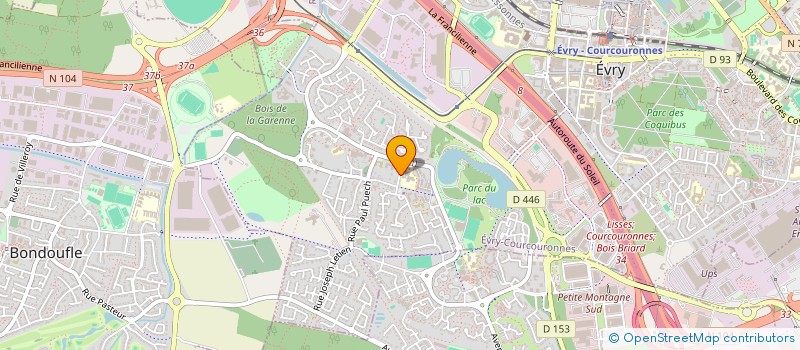 localisation de l'entreprise FOYER SOCIO-EDUCATIF (FSE) DU COLLEGE PAUL FORT COURCOURONNES  EVRY-COURCOURONNES