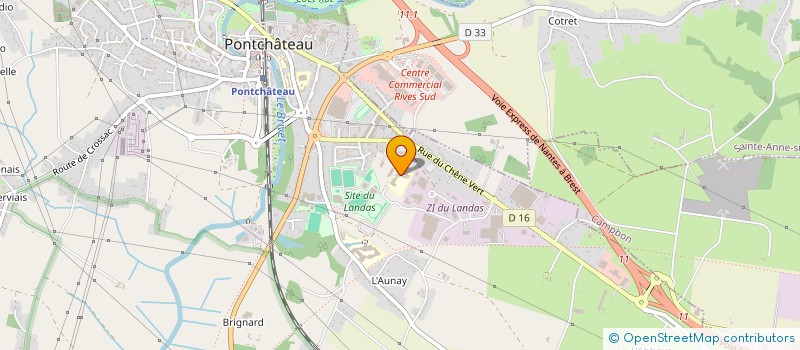 localisation de l'entreprise FOYER SOCIO EDUCATIF (FSE) DU COLLEGE PUBLIC DE PONTCHATEAU  PONTCHATEAU