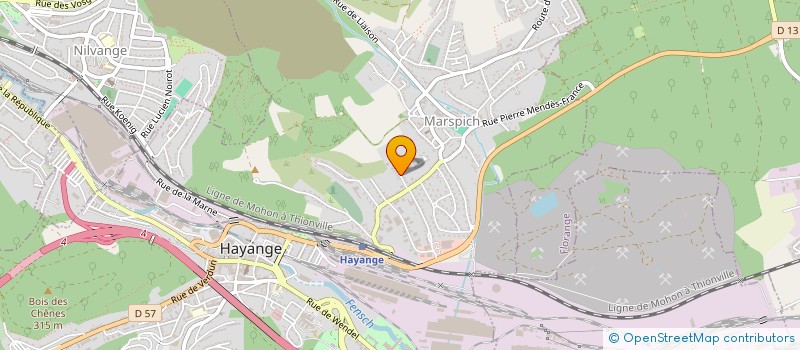 localisation de l'entreprise FOYER SOCIO EDUCATIF LEP MARYSE BASTIE à HAYANGE
