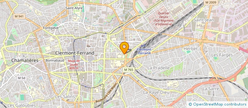 localisation de l'entreprise FOYER SOCIO EDUCATIF LYCEE  CLERMONT-FERRAND