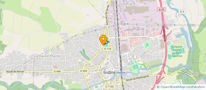 localisation de l'entreprise FOYER SOCIO EDUCATIF LYCEE ISSOIRE  ISSOIRE