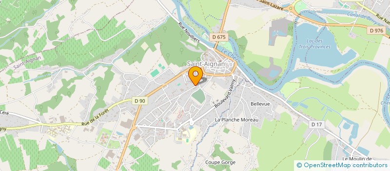 localisation de l'entreprise FOYER SOCIO-EDUCATIF LYCEE PROFESSIONNEL à SAINT-AIGNAN