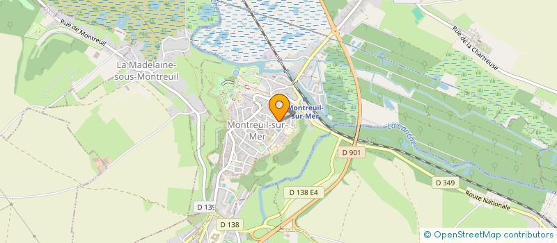 localisation de l'entreprise FOYER SOCIO-EDUCATIF LYCEES MONTREUIL  MONTREUIL-SUR-MER
