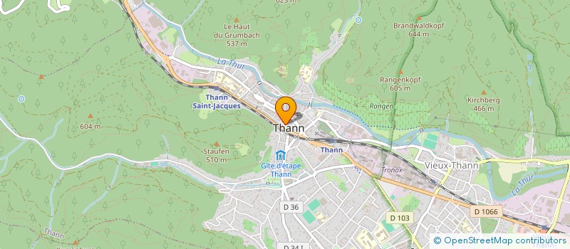 localisation de l'entreprise FOYER SOCIO EDUCATIF REMY FAESH THANN  THANN