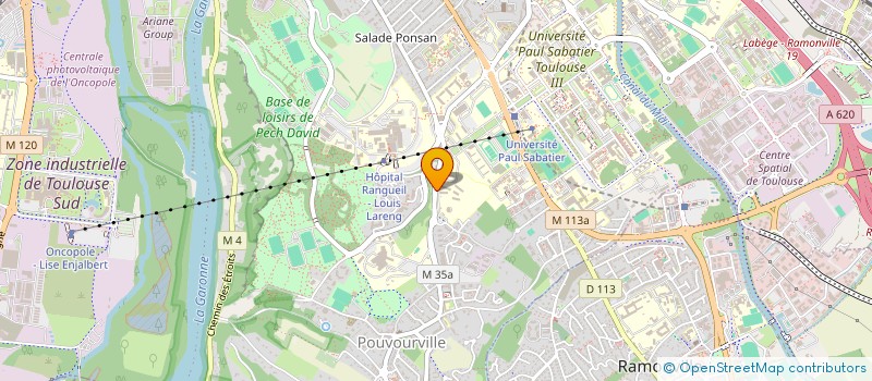 localisation de l'entreprise FOYER SOCIOP EDUCATIF DU COLLEGE BELLEVUE à TOULOUSE