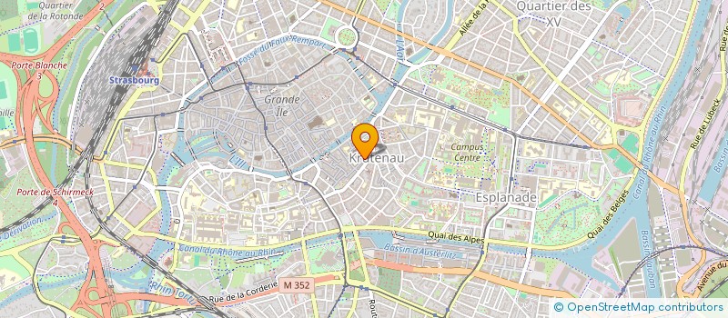 localisation de l'entreprise FOYER STE MADELEINE à STRASBOURG