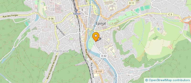 localisation de l'entreprise FOYER TRAVAILLEURS SALARIES à EPINAL