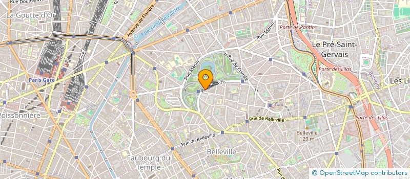 localisation de l'entreprise FOYER UNIVERS FRANCO TUNISIEN à PARIS