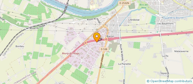 localisation de l'entreprise FOYERS DE FRANCE à BOURG-DE-PEAGE
