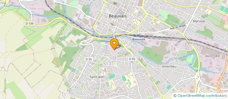 localisation de l'entreprise FOYERS DES JEUNES TRAVAILLEURS à BEAUVAIS