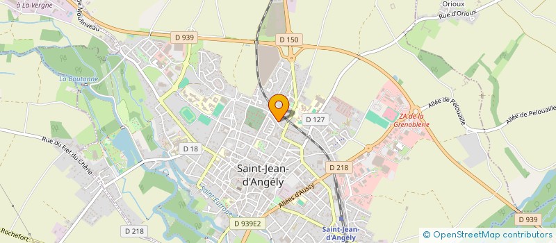 localisation de l'entreprise FOYERS JEUNES TRAVAILLEURS à SAINT-JEAN-D'ANGELY