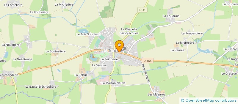 localisation de l'entreprise FOYERS SAINT JOSEPH à LES TOUCHES