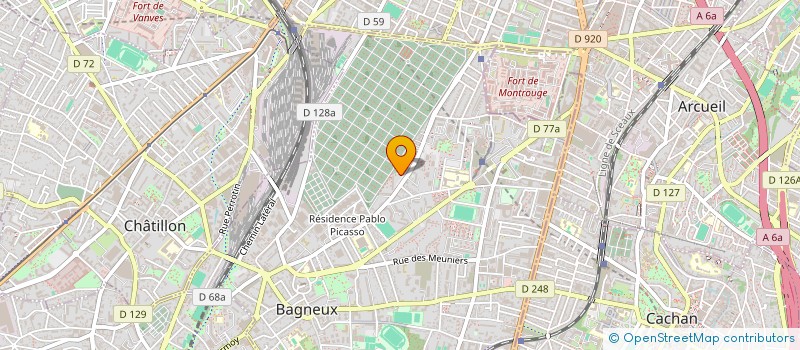 localisation de l'entreprise FOYKAY à BAGNEUX