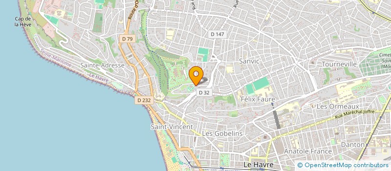 localisation de l'entreprise FOZZANI INVEST à LE HAVRE