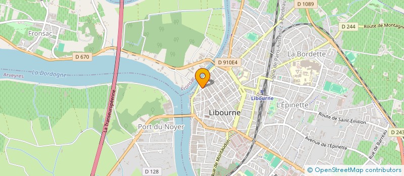 localisation de l'entreprise FOZZERA  LIBOURNE