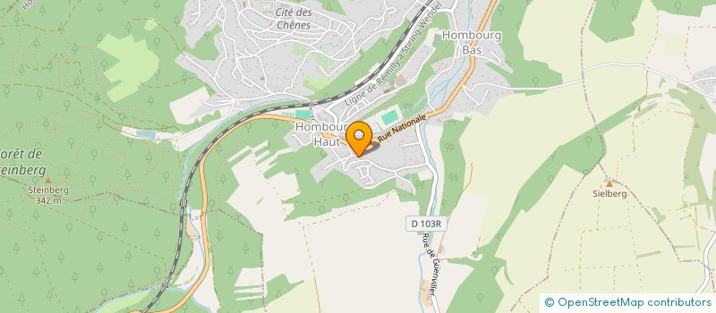 localisation de l'entreprise FP à HOMBOURG-HAUT