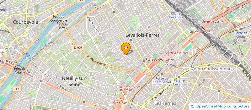 localisation de l'entreprise FP ALS à LEVALLOIS-PERRET