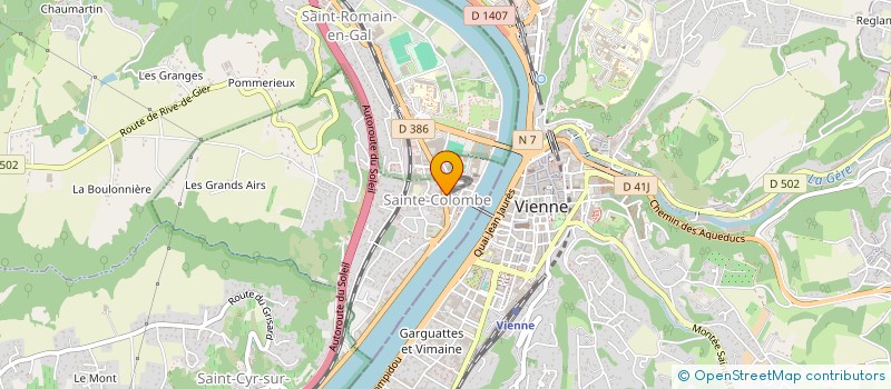 localisation de l'entreprise FP AUTO  SAINTE-COLOMBE