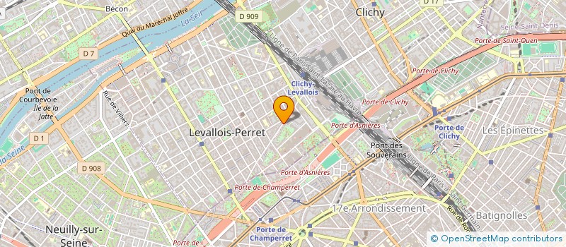 localisation de l'entreprise FP BAT à LEVALLOIS-PERRET
