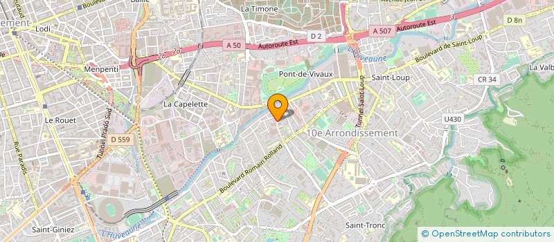 localisation de l'entreprise FP BAYONNE à MARSEILLE