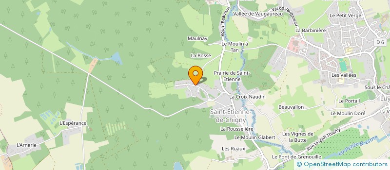 localisation de l'entreprise FP BOIS CONCEPT  LUYNES