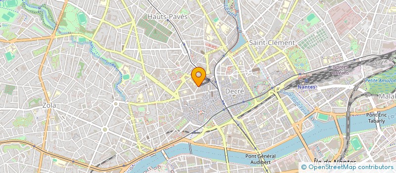 localisation de l'entreprise FP BRISSAC à NANTES