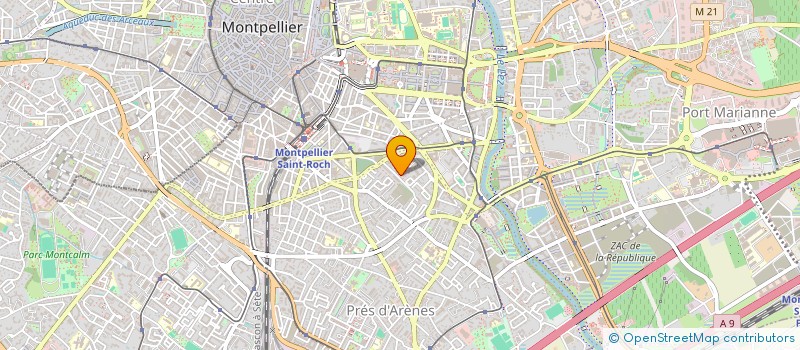 localisation de l'entreprise FP CONCEPT à MONTPELLIER
