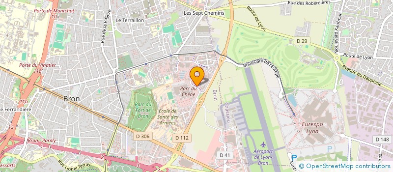 localisation de l'entreprise FP CONSEIL  BRON