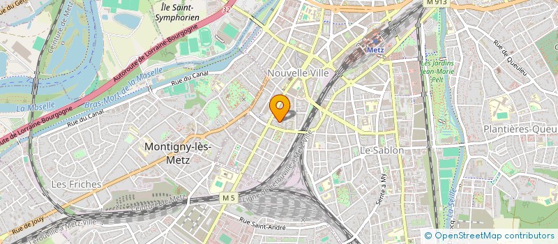 localisation de l'entreprise FP CONSEIL  METZ