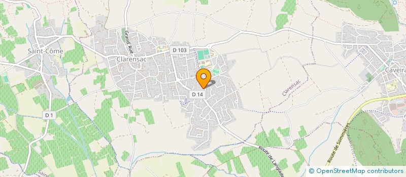 localisation de l'entreprise FP CONSEIL  CLARENSAC