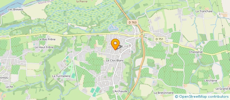 localisation de l'entreprise FP CONSEILS  OREE D'ANJOU