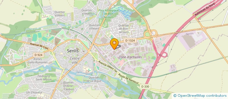 localisation de l'entreprise FP CONSEILS à SENLIS
