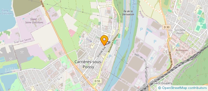 localisation de l'entreprise FP CONSULTING  CARRIERES-SOUS-POISSY