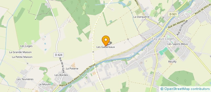 localisation de l'entreprise FP CONSULTING à DONNERY